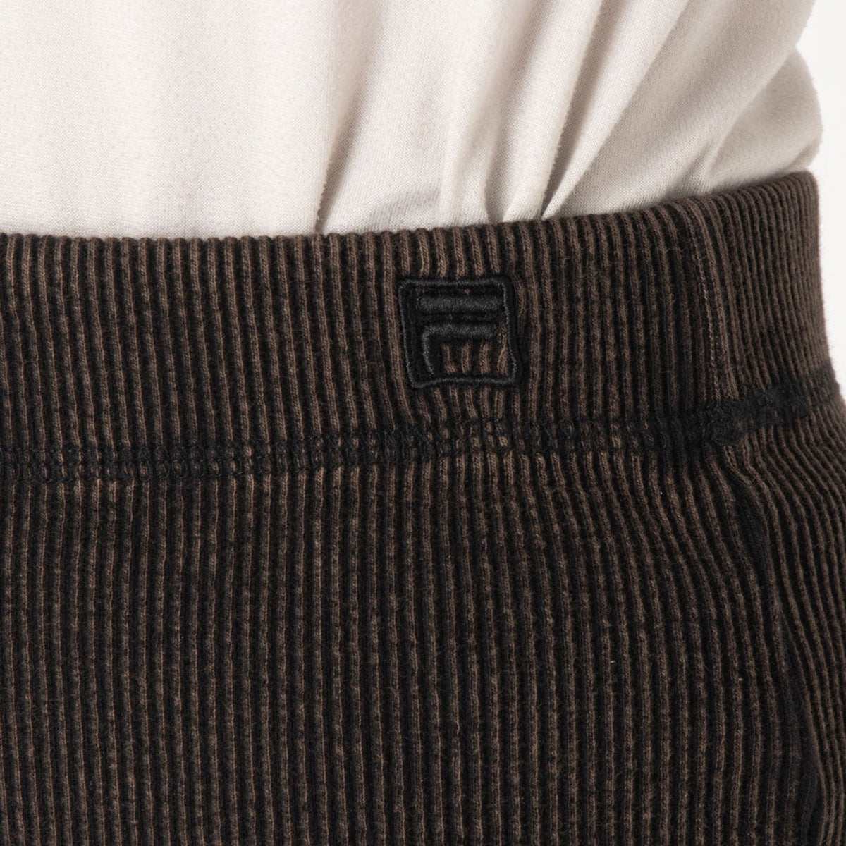 FILA PIGMENT RIB SKIRT フィラ ピグメント リブ スカート CE6SCW011【レディース 綿100% 製品染め加工 伸縮性 26SS】