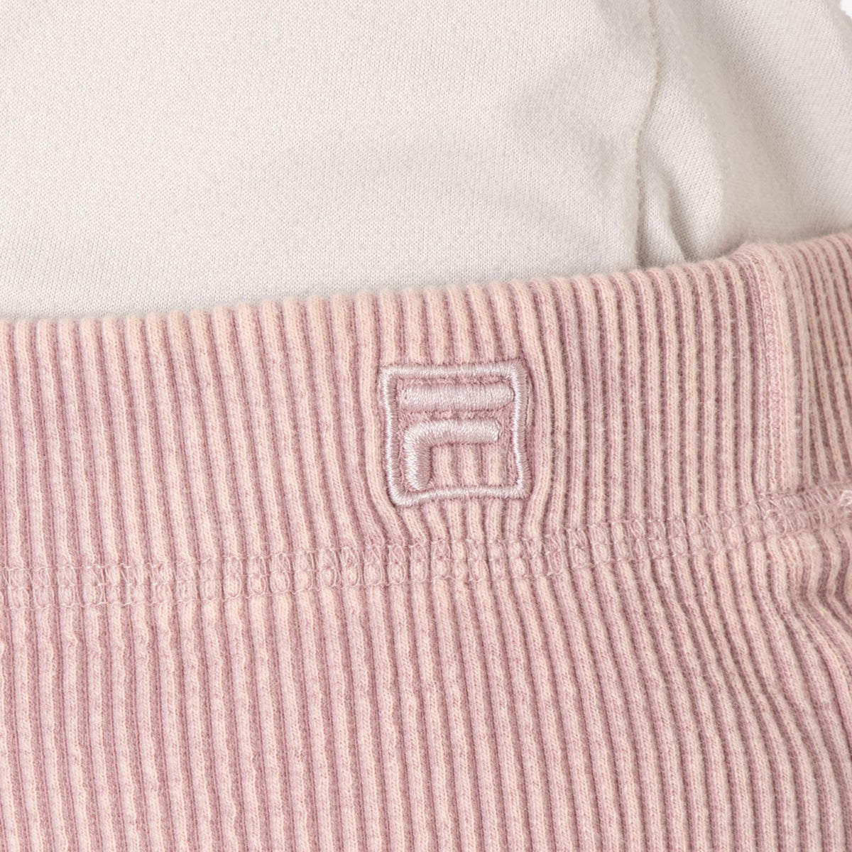 FILA PIGMENT RIB SKIRT フィラ ピグメント リブ スカート CE6SCW011【レディース 綿100% 製品染め加工 伸縮性 26SS】