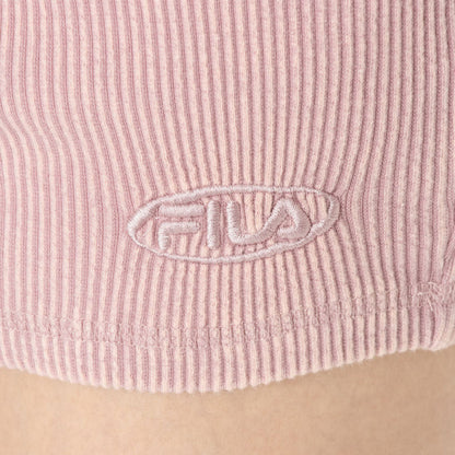 FILA PIGMENT RIB SKIRT フィラ ピグメント リブ スカート CE6SCW011【レディース 綿100% 製品染め加工 伸縮性 26SS】