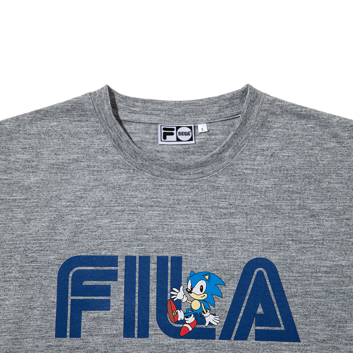 FILA FILA X SEGA SONIC SS TEE フィラ フィラ セガ ソニック SS ティー SM6SAU707【メンズ 半袖 コラボ ポリエステル素材 26SS】