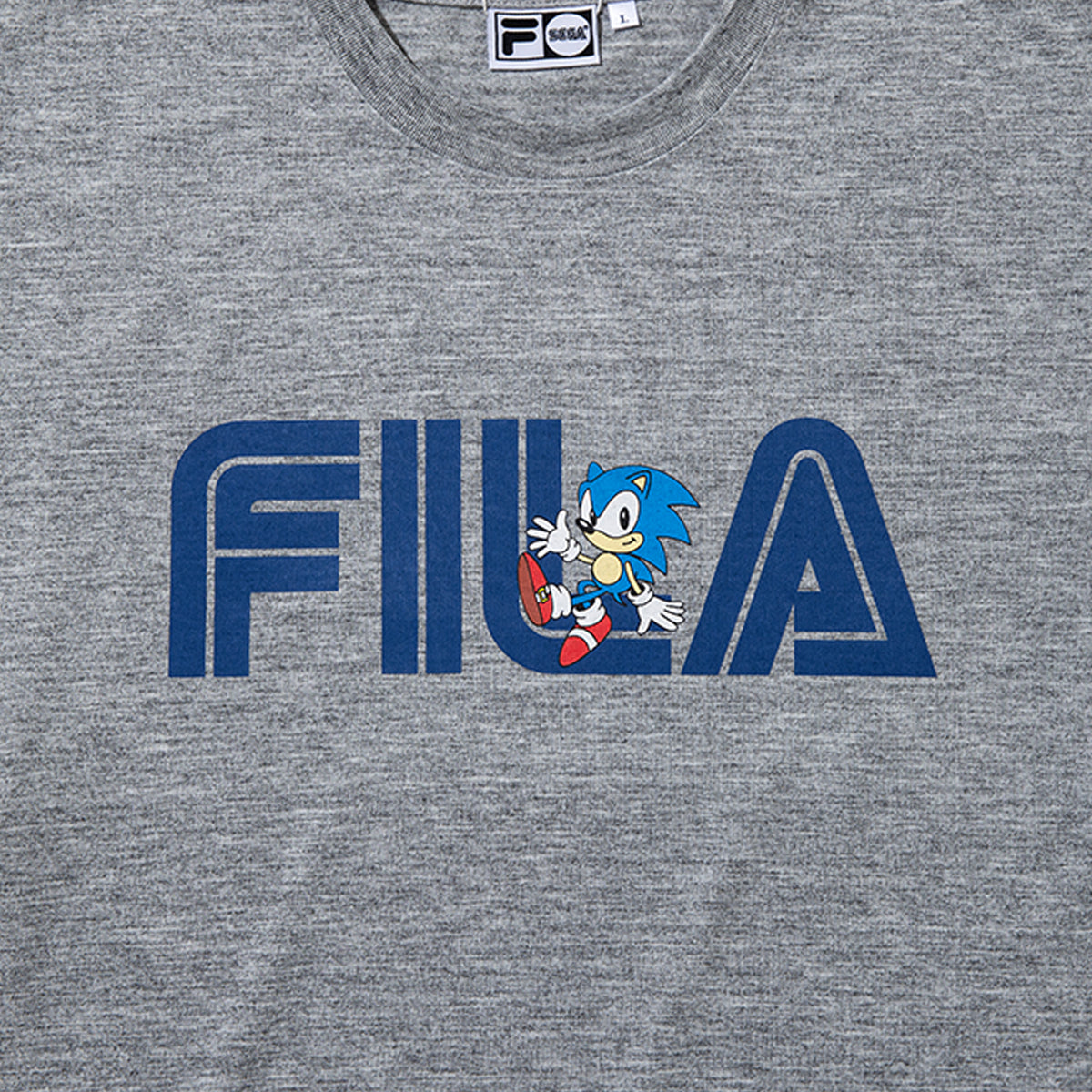 FILA FILA X SEGA SONIC SS TEE フィラ フィラ セガ ソニック SS ティー SM6SAU707【メンズ 半袖 コラボ ポリエステル素材 26SS】