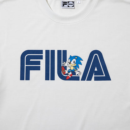 FILA FILA X SEGA SONIC SS TEE フィラ フィラ セガ ソニック SS ティー SM6SAU707【メンズ 半袖 コラボ ポリエステル素材 26SS】