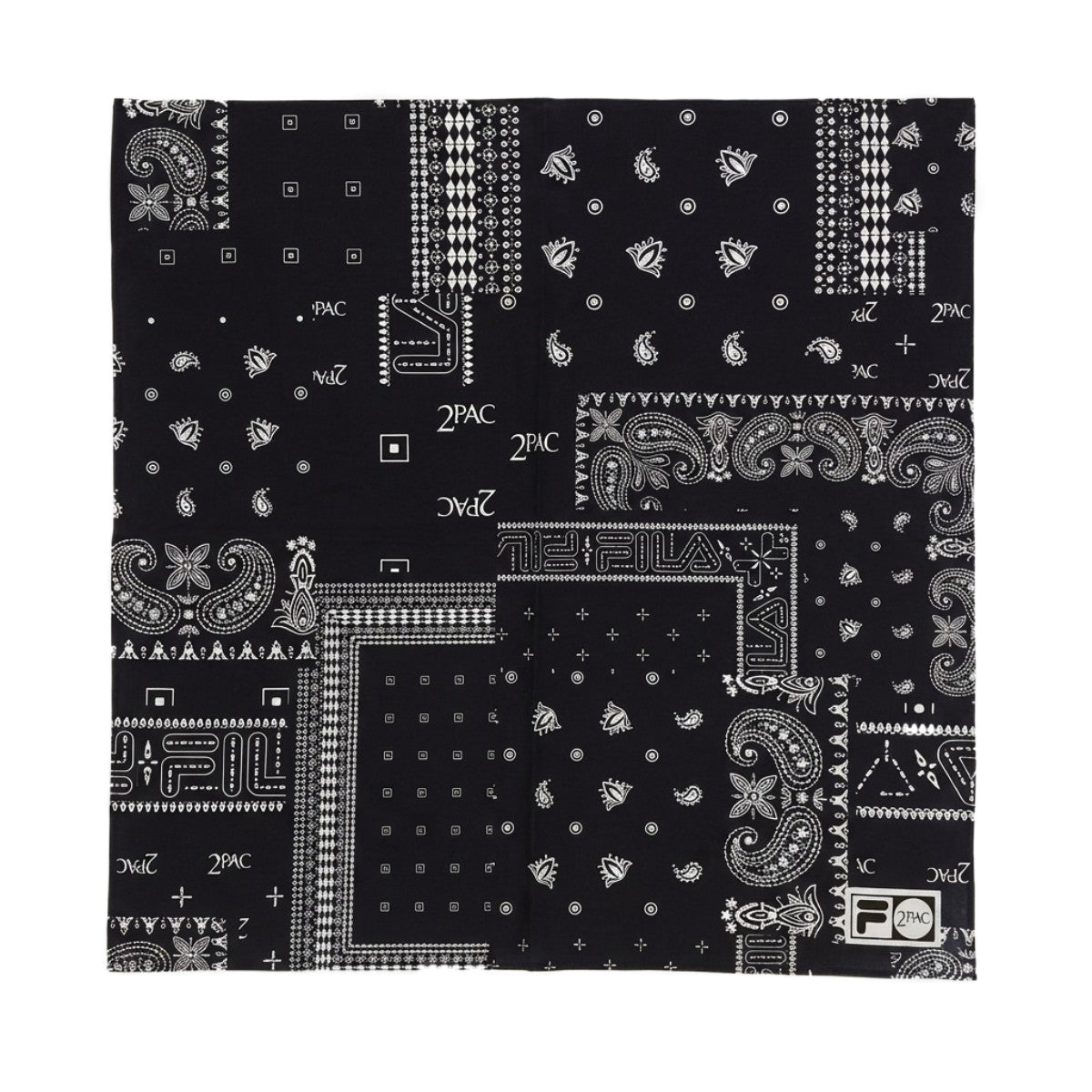 FILA BANDANA フィラ バンダナ SM6SHU706【メンズ コラボ バンダナ ペイズリー柄 コレクターズアイテム 26SS】