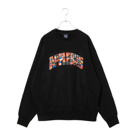 APPLEBUM “K.B.A.S.” Logo Crew Sweat アップルバム “K.B.A.S.” ロゴ クルー スウェット 2610403【メンズ ストリート スウェットトレーナー 裏パイル 綿100％ 26SS】