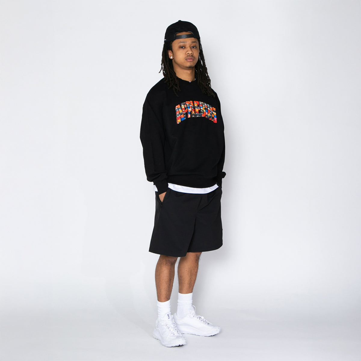 APPLEBUM “K.B.A.S.” Logo Crew Sweat アップルバム “K.B.A.S.” ロゴ クルー スウェット 2610403【メンズ ストリート スウェットトレーナー 裏パイル 綿100％ 26SS】