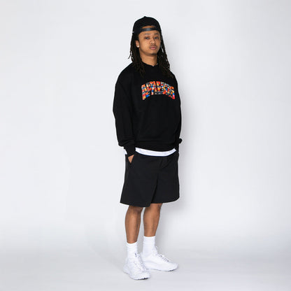 APPLEBUM “K.B.A.S.” Logo Crew Sweat アップルバム “K.B.A.S.” ロゴ クルー スウェット 2610403【メンズ ストリート スウェットトレーナー 裏パイル 綿100％ 26SS】