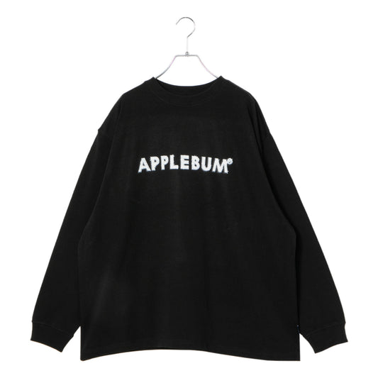 APPLEBUM “Bling Bling” Logo L/S T-Shirt アップルバム “Bling Bling” ロゴ ロングスリーブ Tシャツ 2611125【メンズ 長袖 ストリート ヘビーウェイト 天竺生地 ユニセックス 26SS】