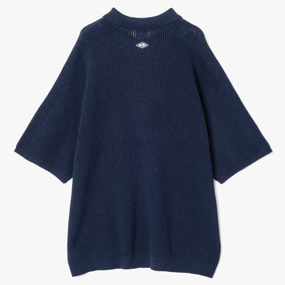 UMBRO HOUSE Mesh Knit Game Shirt アンブロハウス メッシュニットゲームシャツ UMHO2601-KN01【レディース ニットシャツ メッシュ素材 通気性 26SS】