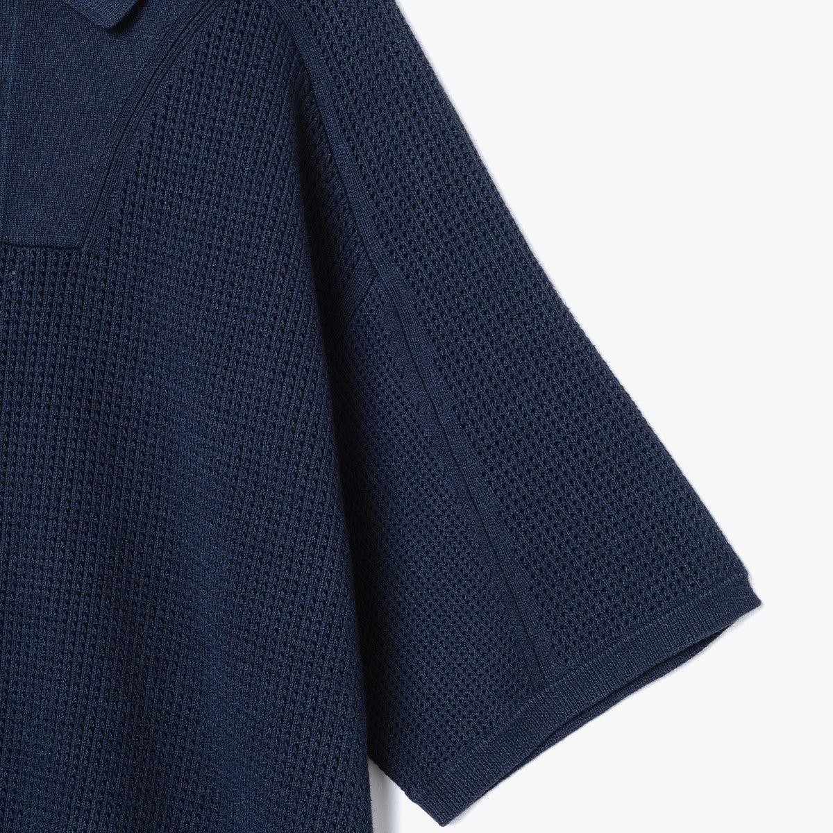 UMBRO HOUSE Mesh Knit Game Shirt アンブロハウス メッシュニットゲームシャツ UMHO2601-KN01【レディース ニットシャツ メッシュ素材 通気性 26SS】
