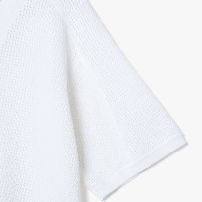 UMBRO HOUSE Mesh Knit Game Shirt アンブロハウス メッシュニットゲームシャツ UMHO2601-KN01【レディース ニットシャツ メッシュ素材 通気性 26SS】