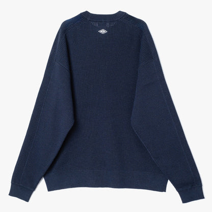 UMBRO HOUSE Mesh Knit Pull Over アンブロハウス メッシュニットプルオーバー UMHO2601-KN02【レディース ニットプルオーバー メッシュ素材 通気性 26SS】