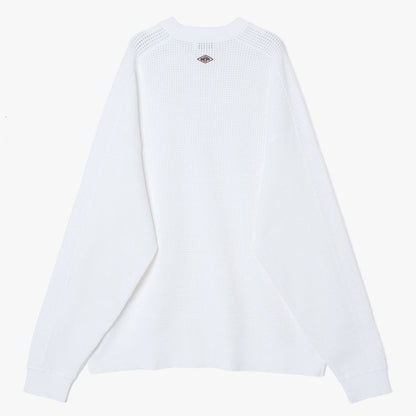 UMBRO HOUSE Mesh Knit Pull Over アンブロハウス メッシュニットプルオーバー UMHO2601-KN02【レディース ニットプルオーバー メッシュ素材 通気性 26SS】