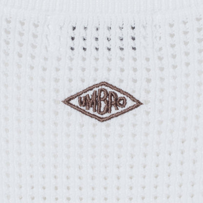 UMBRO HOUSE Mesh Knit Pull Over アンブロハウス メッシュニットプルオーバー UMHO2601-KN02【レディース ニットプルオーバー メッシュ素材 通気性 26SS】