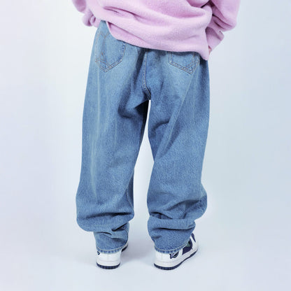 APPLEBUM “Selena” Wide Tapered Denim Pants (Damage) アップルバム セレナ ワイドテーパードデニムパンツ(ダメージ) 2520801D【メンズ デニムパンツ ワイドシルエット テーパードパンツ  26SS】