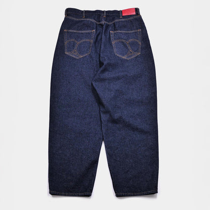 APPLEBUM “Selena” Wide Tapered Denim Pants (One Wash) アップルバム セレナ ワイドテーパードデニムパンツ(ワンウォッシュ) 2520801OC【メンズ デニムパンツ ワイドシルエット テーパードパンツ  26SS】