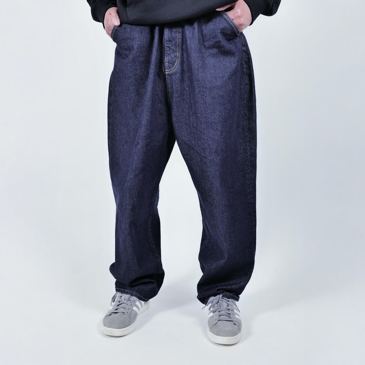APPLEBUM “Selena” Wide Tapered Denim Pants (One Wash) アップルバム セレナ ワイドテーパードデニムパンツ(ワンウォッシュ) 2520801OC【メンズ デニムパンツ ワイドシルエット テーパードパンツ  26SS】