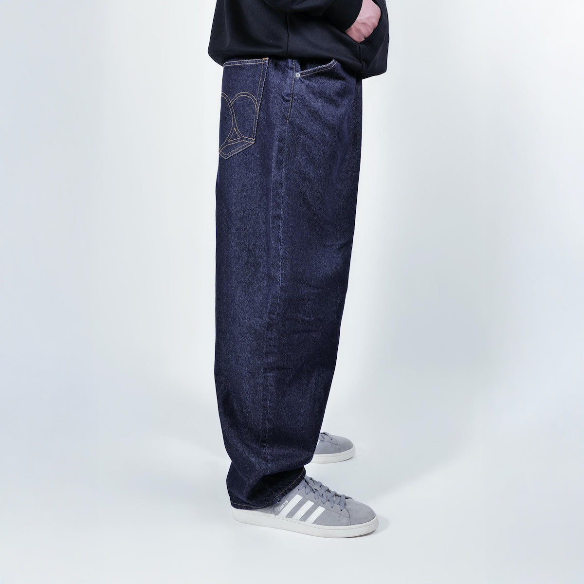 APPLEBUM “Selena” Wide Tapered Denim Pants (One Wash) 2520801OC