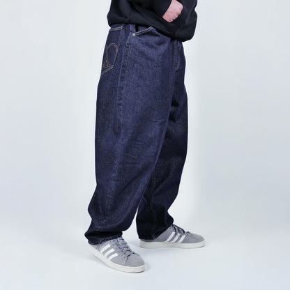 APPLEBUM “Selena” Wide Tapered Denim Pants (One Wash) アップルバム セレナ ワイドテーパードデニムパンツ(ワンウォッシュ) 2520801OC【メンズ デニムパンツ ワイドシルエット テーパードパンツ  26SS】