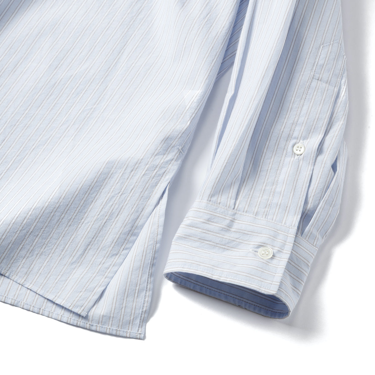 Sandinista Gentle Resort Oversized Stripe Shirt サンディニスタ ジェントル リゾート オーバーサイズド ストライプ シャツ 60426PS06-TP【メンズ ストライプ 長袖 コットンシャツ 26SS】
