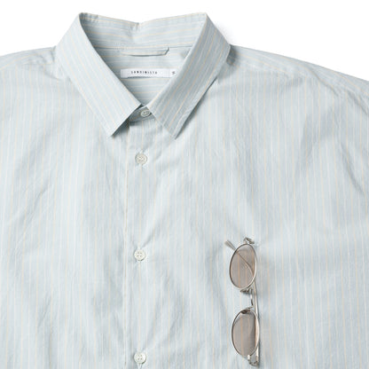 Sandinista Gentle Resort Oversized Stripe Shirt サンディニスタ ジェントル リゾート オーバーサイズド ストライプ シャツ 60426PS06-TP【メンズ ストライプ 長袖 コットンシャツ 26SS】