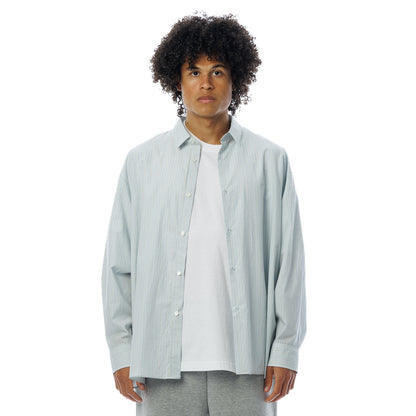 Sandinista Gentle Resort Oversized Stripe Shirt サンディニスタ ジェントル リゾート オーバーサイズド ストライプ シャツ 60426PS06-TP【メンズ ストライプ 長袖 コットンシャツ 26SS】