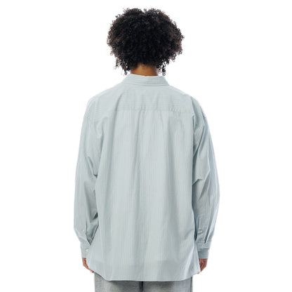 Sandinista Gentle Resort Oversized Stripe Shirt サンディニスタ ジェントル リゾート オーバーサイズド ストライプ シャツ 60426PS06-TP【メンズ ストライプ 長袖 コットンシャツ 26SS】