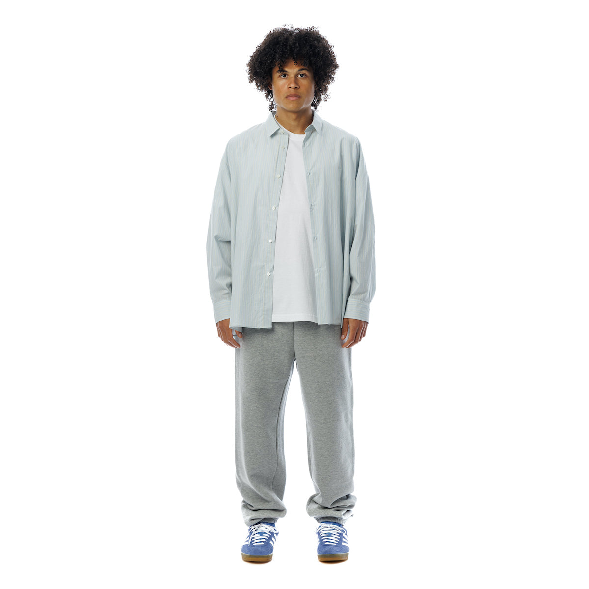 Sandinista Gentle Resort Oversized Stripe Shirt サンディニスタ ジェントル リゾート オーバーサイズド ストライプ シャツ 60426PS06-TP【メンズ ストライプ 長袖 コットンシャツ 26SS】