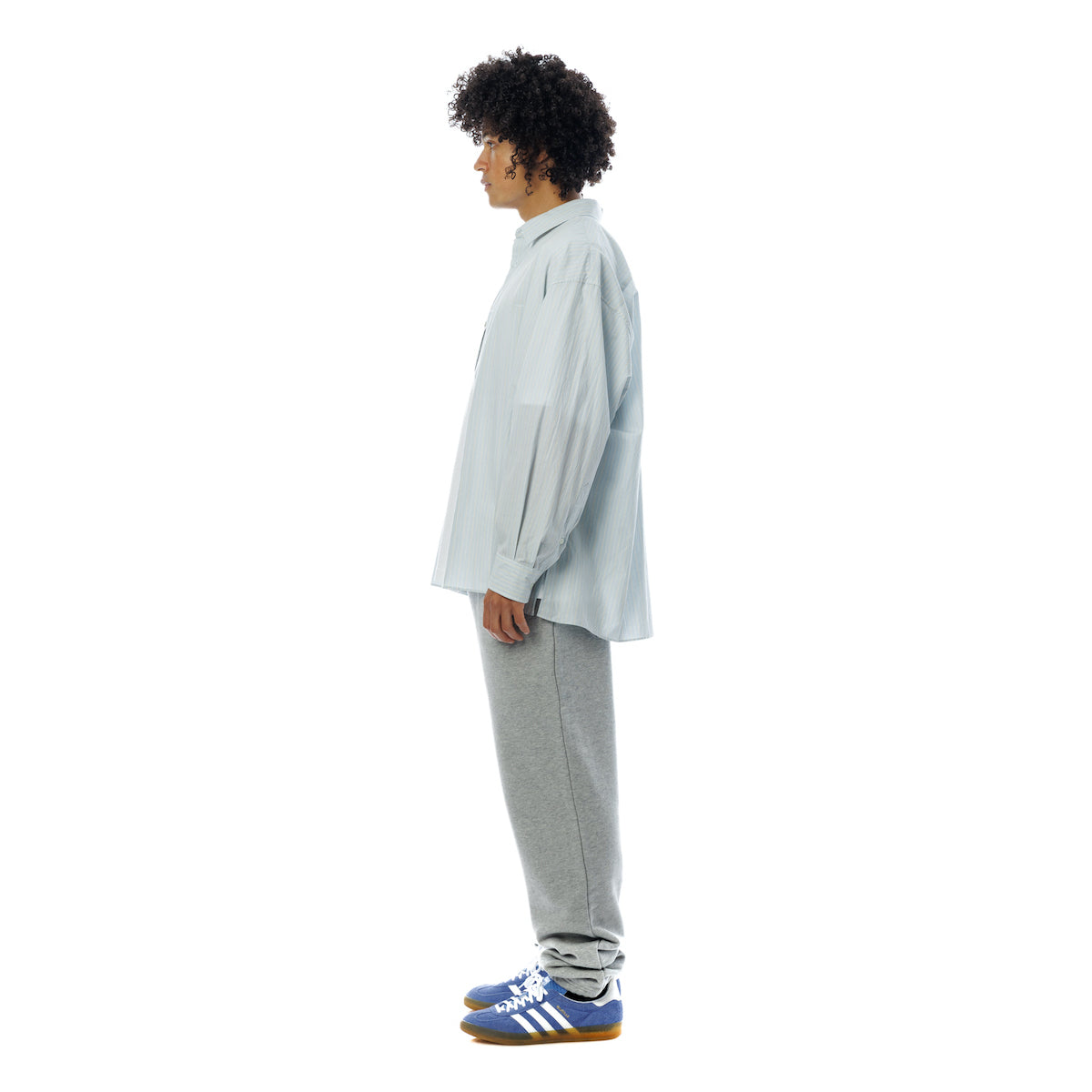 Sandinista Gentle Resort Oversized Stripe Shirt サンディニスタ ジェントル リゾート オーバーサイズド ストライプ シャツ 60426PS06-TP【メンズ ストライプ 長袖 コットンシャツ 26SS】