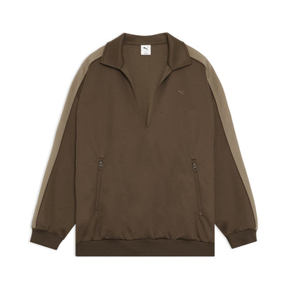 PUMA T7 SKIPPER JERSEY プーマ T7 スキッパージャージー 638051【メンズ 快適 ジップポケット 26SS】