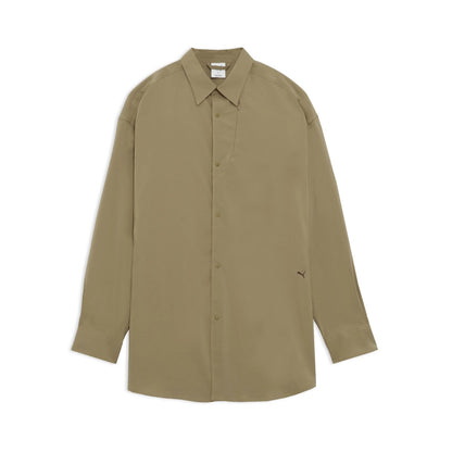 PUMA OVERSIZED LS SHIRT プーマ オーバーサイズド ロングスリーブ シャツ 638058【メンズ 快適 シャツ 26SS】