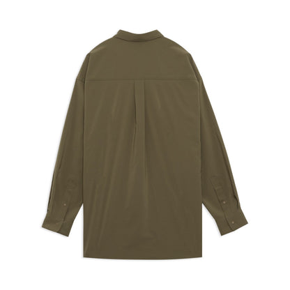 PUMA OVERSIZED LS SHIRT プーマ オーバーサイズド ロングスリーブ シャツ 638058【メンズ 快適 シャツ 26SS】