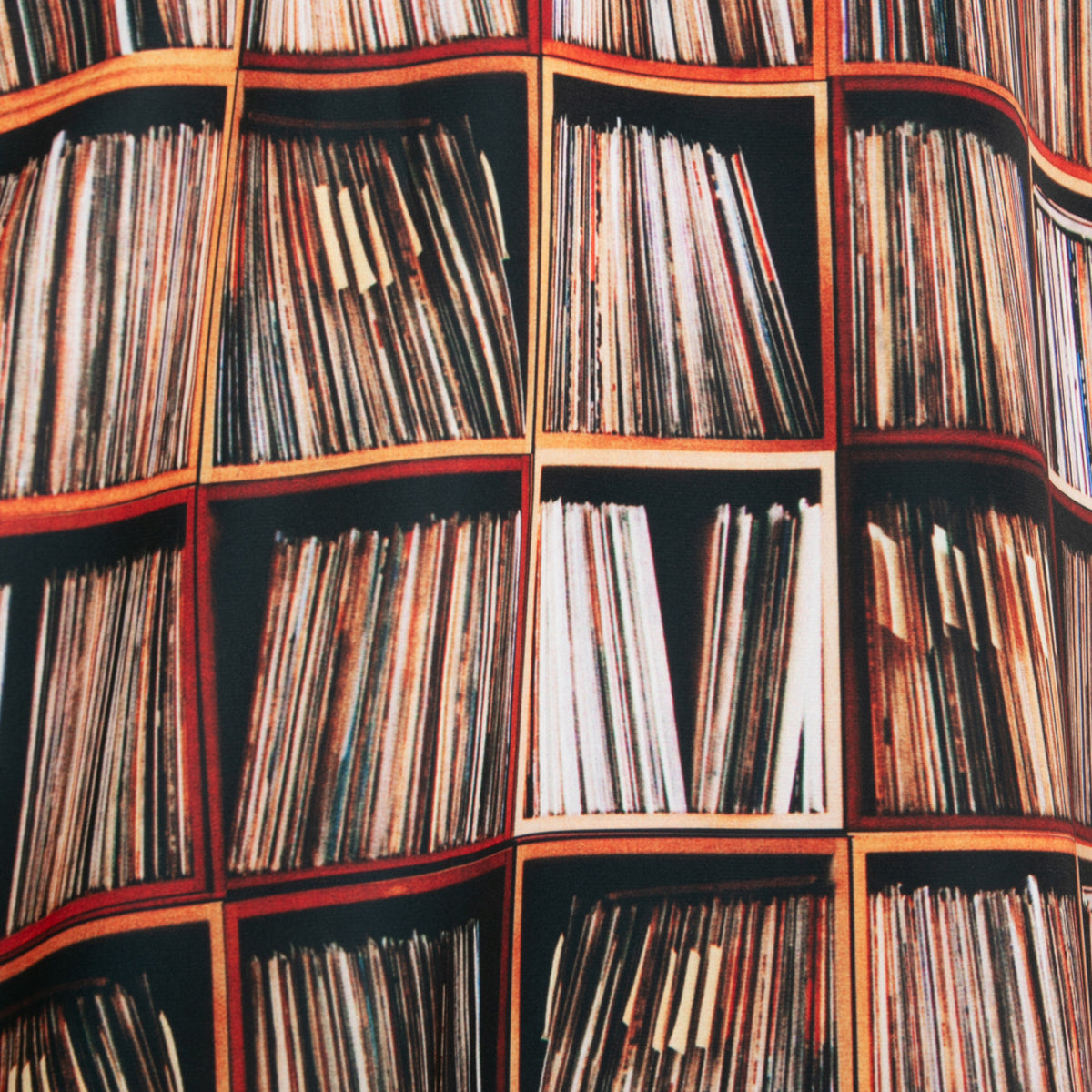 APPLEBUM “Vinyl Shelf” Aloha Shirt アップルバム “ヴァイナル シェルフ” アロハシャツ 2610209【メンズ 開襟シャツ ポリエステル素材 26SS】