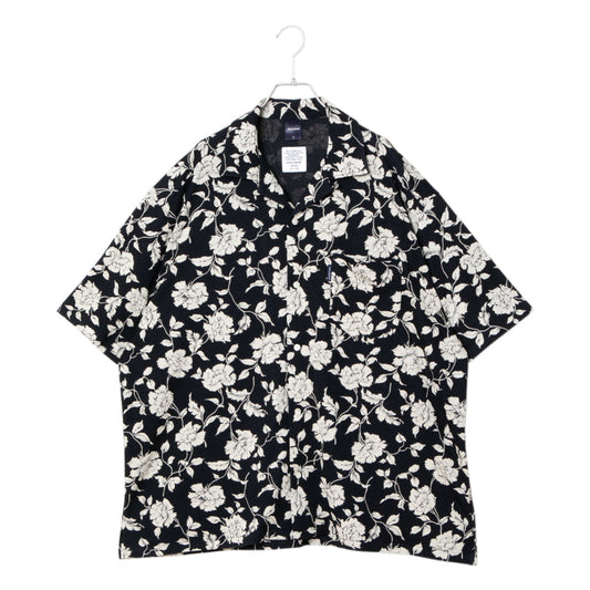 APPLEBUM Chirimen Knit Aloha Shirt アップルバム チリメン ニット アロハ シャツ 2610214【メンズ アロハシャツ メンズ 半袖シャツ オーバーサイズシャツ 26SS】