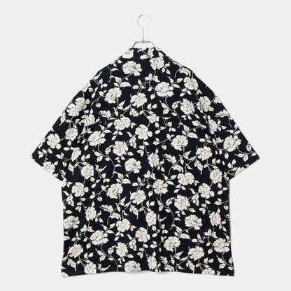 APPLEBUM Chirimen Knit Aloha Shirt アップルバム チリメン ニット アロハ シャツ 2610214【メンズ アロハシャツ メンズ 半袖シャツ オーバーサイズシャツ 26SS】