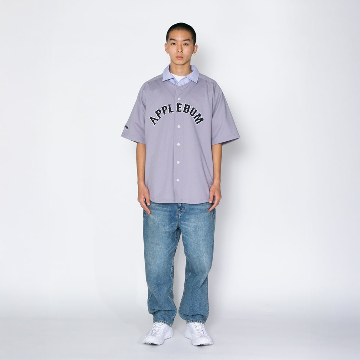 APPLEBUM Baseball Shirt アップルバム ベースボール シャツ 2610217【メンズ ベースボールシャツ メンズ 半袖シャツ オーバーサイズシャツ 26SS】