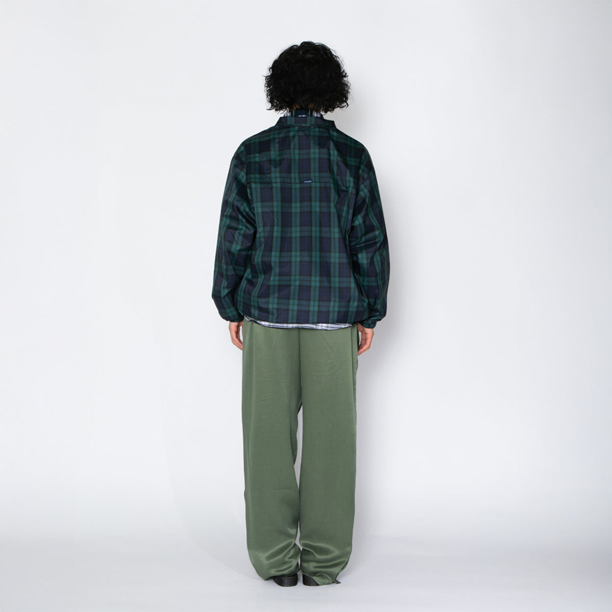 APPLEBUM Check Taffeta Track Jacket アップルバム チェック タフタ トラックジャケット 2610605【メンズ トラックジャケット メンズアウター 軽量ジャケット 26SS】