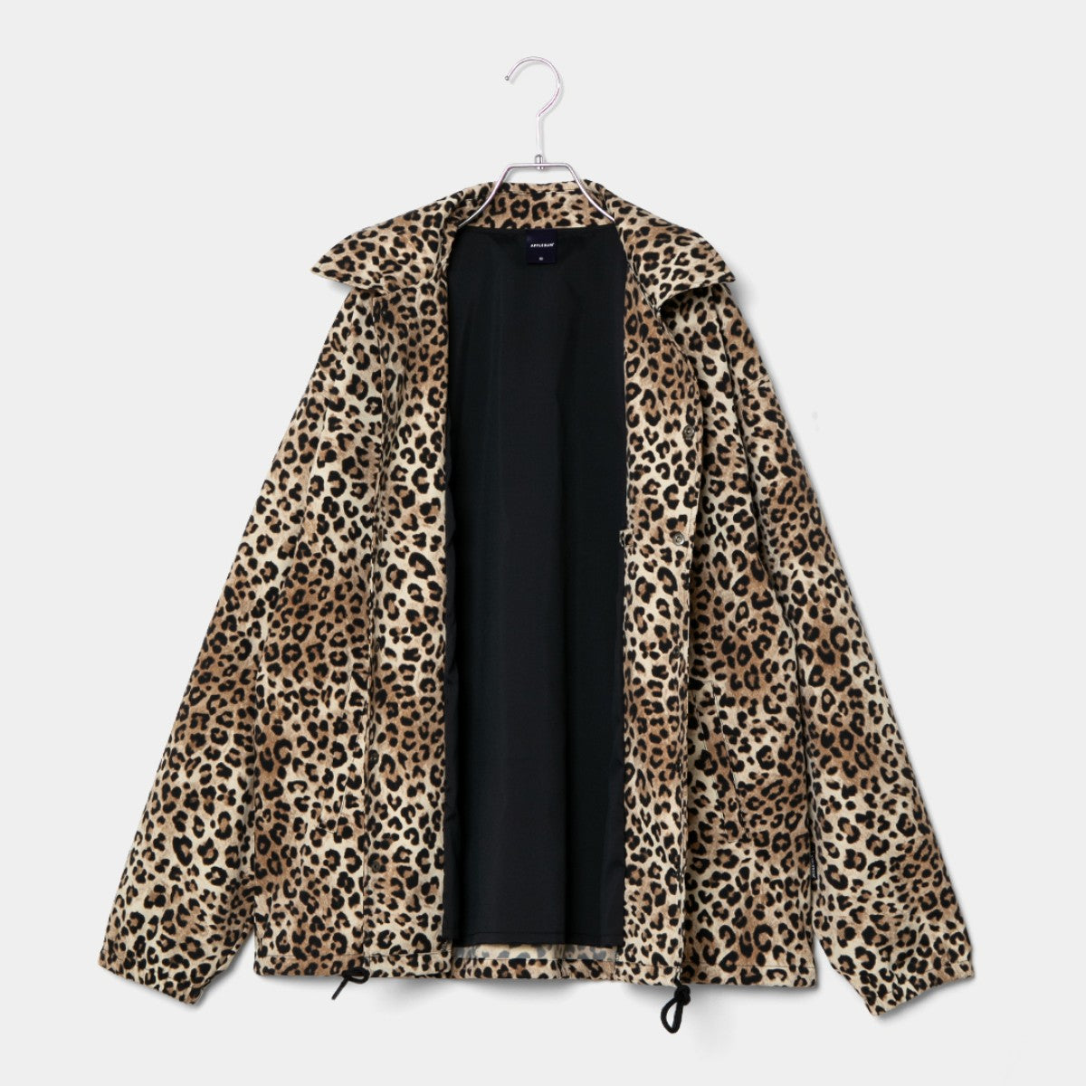 APPLEBUM “Leopard” Coach Jacket アップルバム “レオパード” コーチジャケット 2610606【メンズ ジャケット コーチジャケット メンズ アウター 軽量 26SS】
