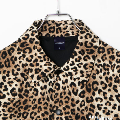 APPLEBUM “Leopard” Coach Jacket アップルバム “レオパード” コーチジャケット 2610606【メンズ ジャケット コーチジャケット メンズ アウター 軽量 26SS】