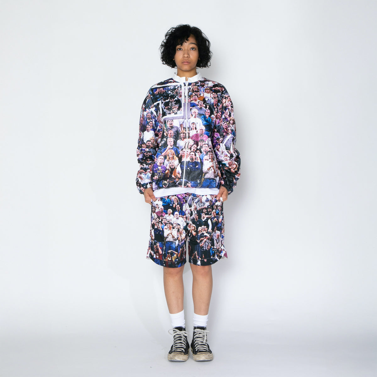 APPLEBUM “Last Shot” Tyvek Blouson アップルバム “ラストショット” タイベック ブルゾン 2610608【メンズ ブルゾン ストリートカルチャー 写真プリント 26SS】