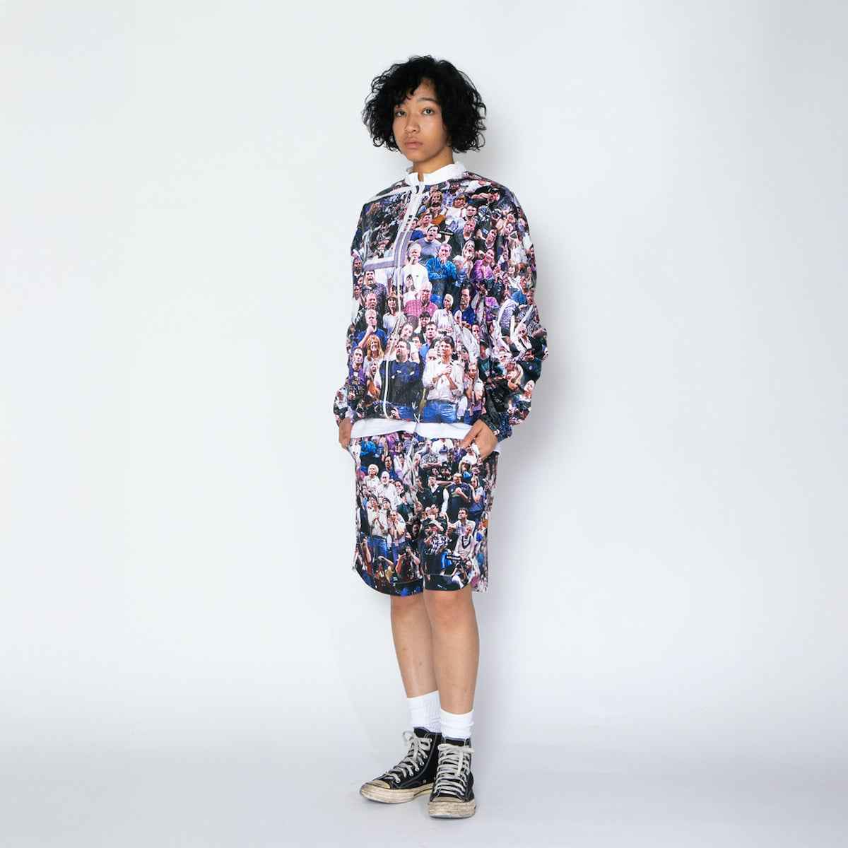 APPLEBUM “Last Shot” Tyvek Blouson アップルバム “ラストショット” タイベック ブルゾン 2610608【メンズ ブルゾン ストリートカルチャー 写真プリント 26SS】