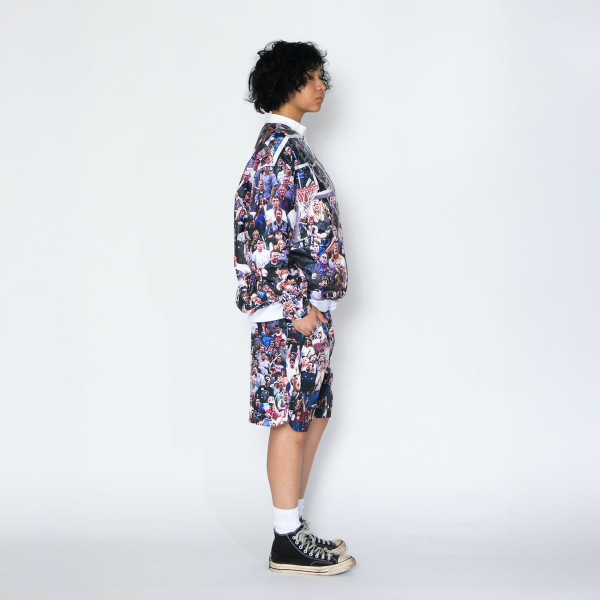 APPLEBUM “Last Shot” Tyvek Blouson アップルバム “ラストショット” タイベック ブルゾン 2610608【メンズ ブルゾン ストリートカルチャー 写真プリント 26SS】