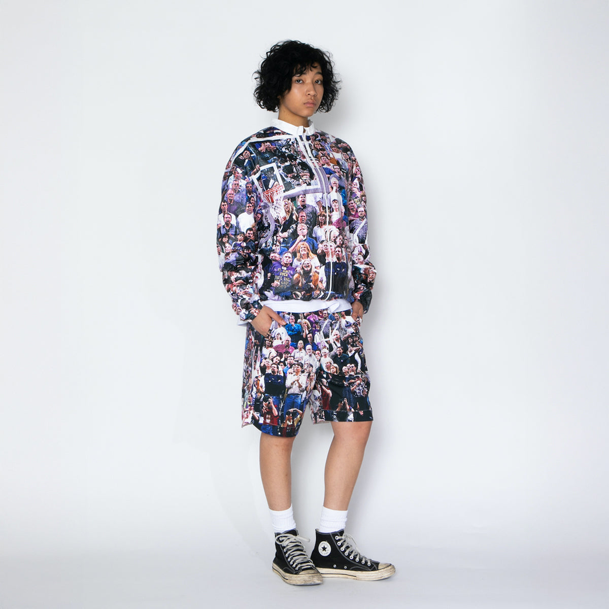 APPLEBUM “Last Shot” Tyvek Blouson アップルバム “ラストショット” タイベック ブルゾン 2610608【メンズ ブルゾン ストリートカルチャー 写真プリント 26SS】