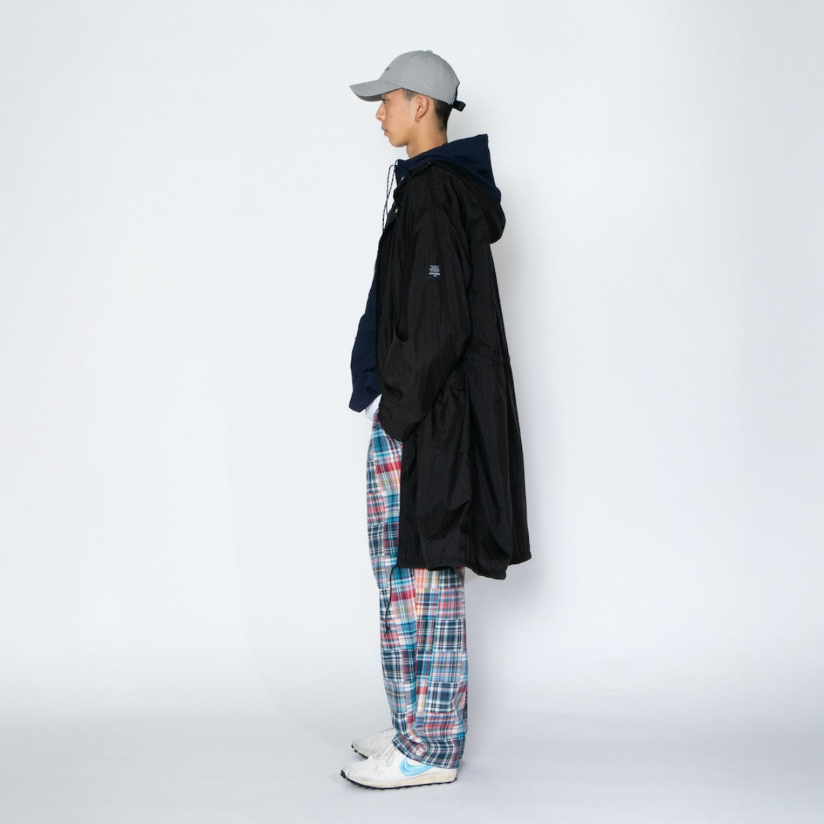 APPLEBUM Patchwork Madras Wide Pants アップルバム パッチワーク マドラス ワイドパンツ 2610802【メンズ ワイドパンツ メンズ パンツ 26SS】