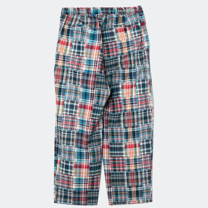 APPLEBUM Patchwork Madras Wide Pants アップルバム パッチワーク マドラス ワイドパンツ 2610802【メンズ ワイドパンツ メンズ パンツ 26SS】