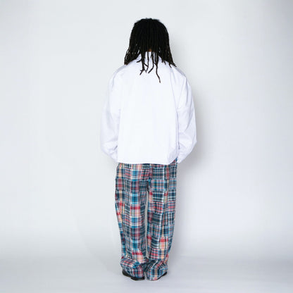 APPLEBUM Patchwork Madras Wide Pants アップルバム パッチワーク マドラス ワイドパンツ 2610802【メンズ ワイドパンツ メンズ パンツ 26SS】