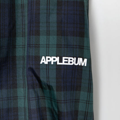 APPLEBUM Check Taffeta Track Pants アップルバム チェック タフタ トラックパンツ 2610805【メンズ トラックパンツ メンズボトムス カジュアルパンツ 26SS】
