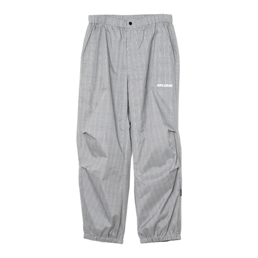 APPLEBUM Check Taffeta Track Pants アップルバム チェック タフタ トラックパンツ 2610805【メンズ トラックパンツ メンズボトムス カジュアルパンツ 26SS】