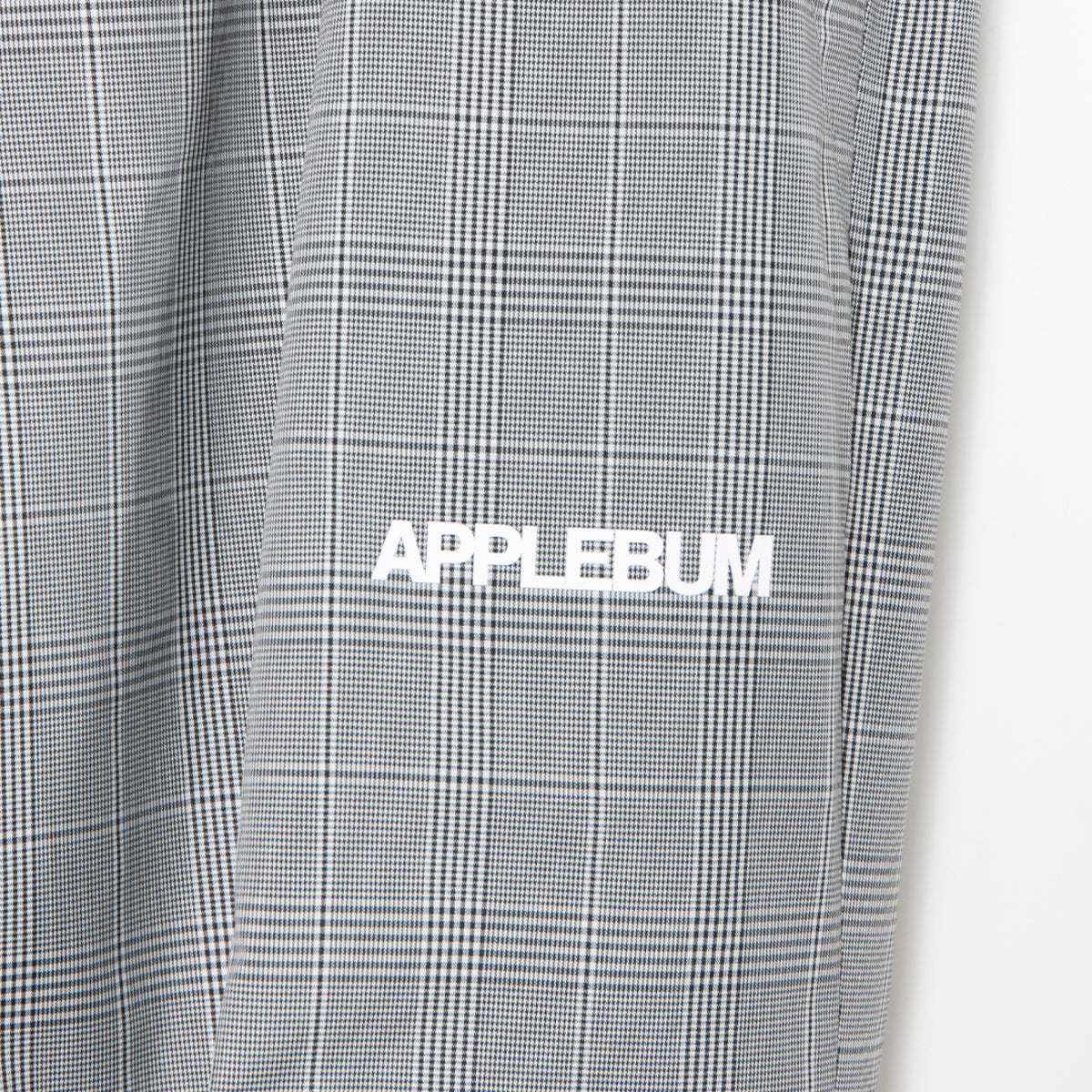 APPLEBUM Check Taffeta Track Pants アップルバム チェック タフタ トラックパンツ 2610805【メンズ トラックパンツ メンズボトムス カジュアルパンツ 26SS】