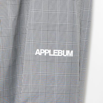 APPLEBUM Check Taffeta Track Pants アップルバム チェック タフタ トラックパンツ 2610805【メンズ トラックパンツ メンズボトムス カジュアルパンツ 26SS】
