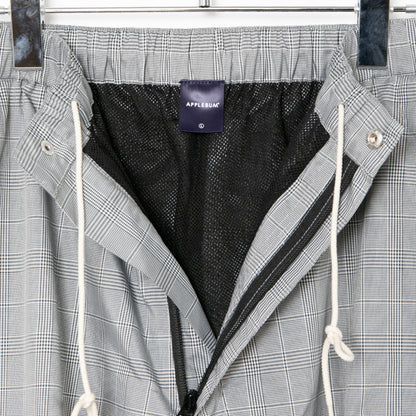 APPLEBUM Check Taffeta Track Pants アップルバム チェック タフタ トラックパンツ 2610805【メンズ トラックパンツ メンズボトムス カジュアルパンツ 26SS】